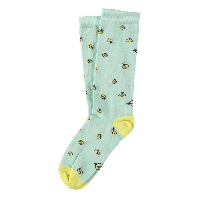Fireflies Organic Cotton Socks | Azul Cielo
