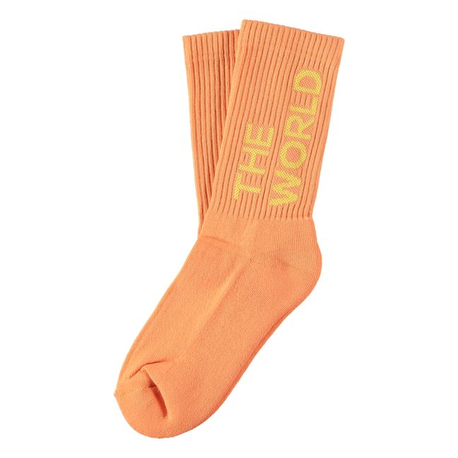 Socken aus Bio-Baumwolle LTTW | Orange