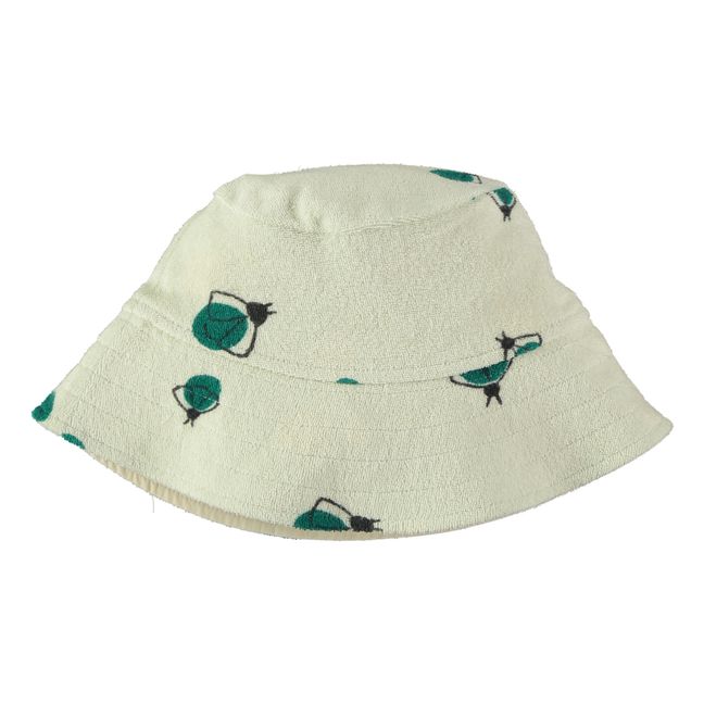 Organic Cotton Terry Fireflies Bucket Hat | Crudo