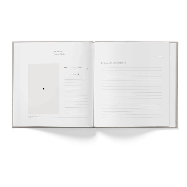 Pure Linen Newborn Book | Beige