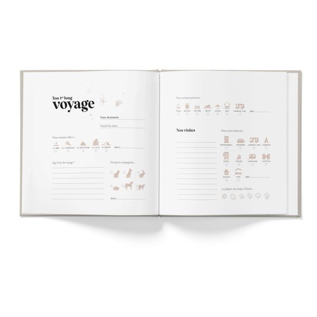 Pure Linen Newborn Book - Volume 2 | Beige