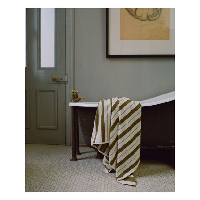 Madison Bath Towel | Blanc/Écru