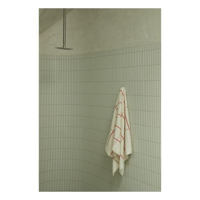 Asciugamano da bagno, modello: Bethell | Blanc/Écru