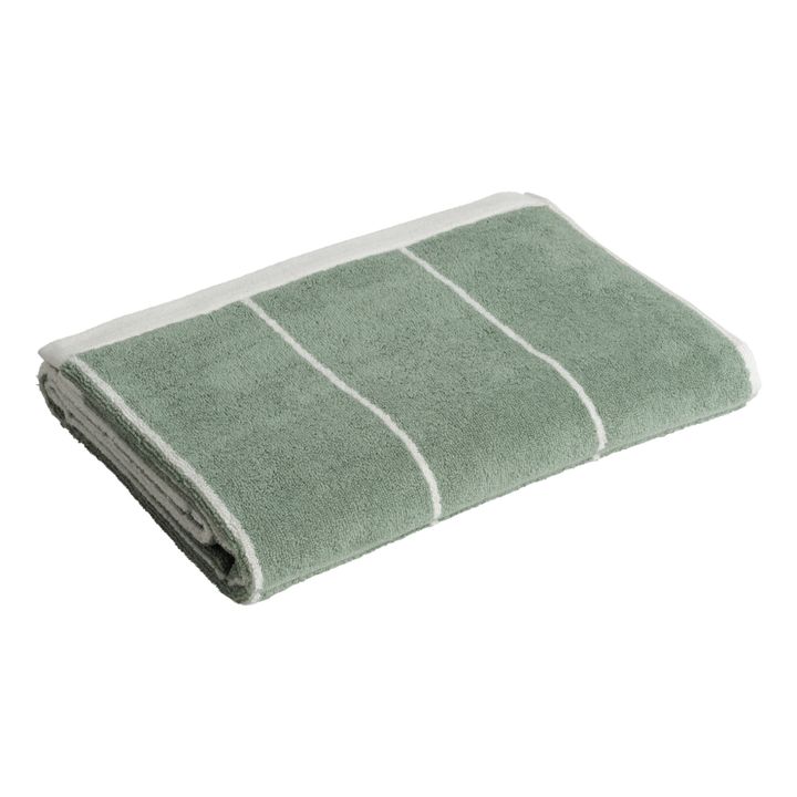 Baina Josephine Organic Cotton Hand Towel in Green