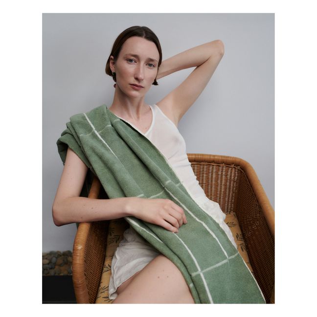 Asciugamano da bagno, modello: Miles | Verde
