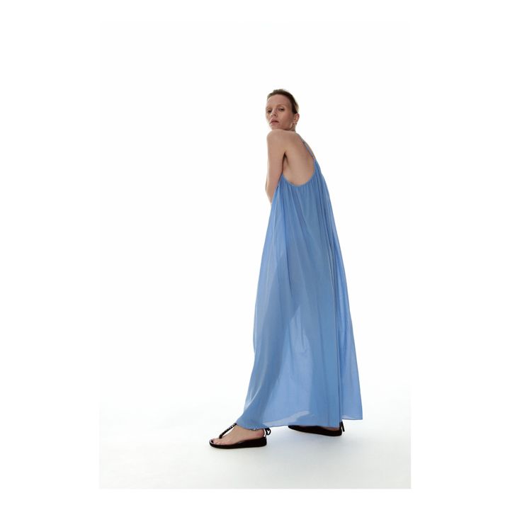Apricot Organic Cotton Dress | Azul Cielo- Imagen del producto n°3