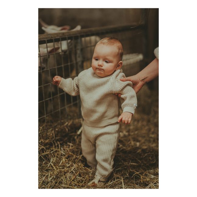 Pull en Maille Jade | Sable