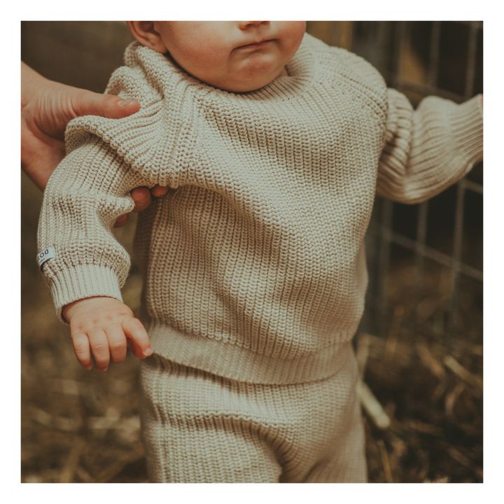 Jade Knitted Jumper | Sabbia- Immagine del prodotto n°2