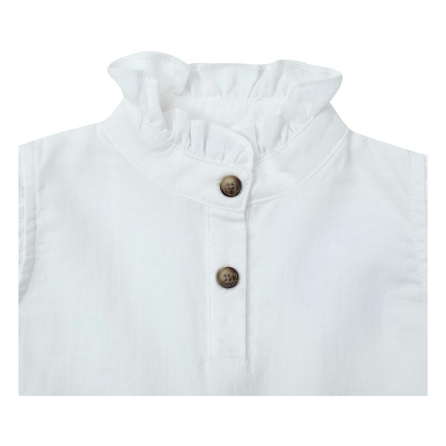 Teffi Ruffle Blouse | Weiß