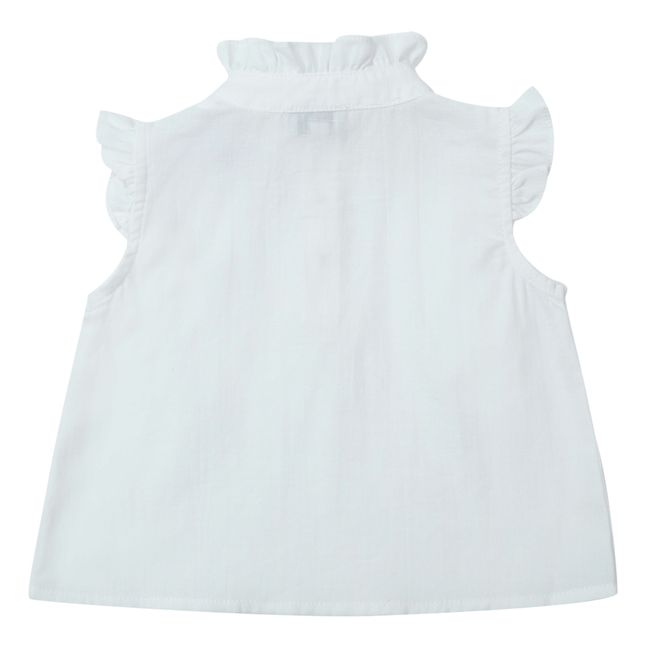 Blouse à Volants Teffi | Blanc