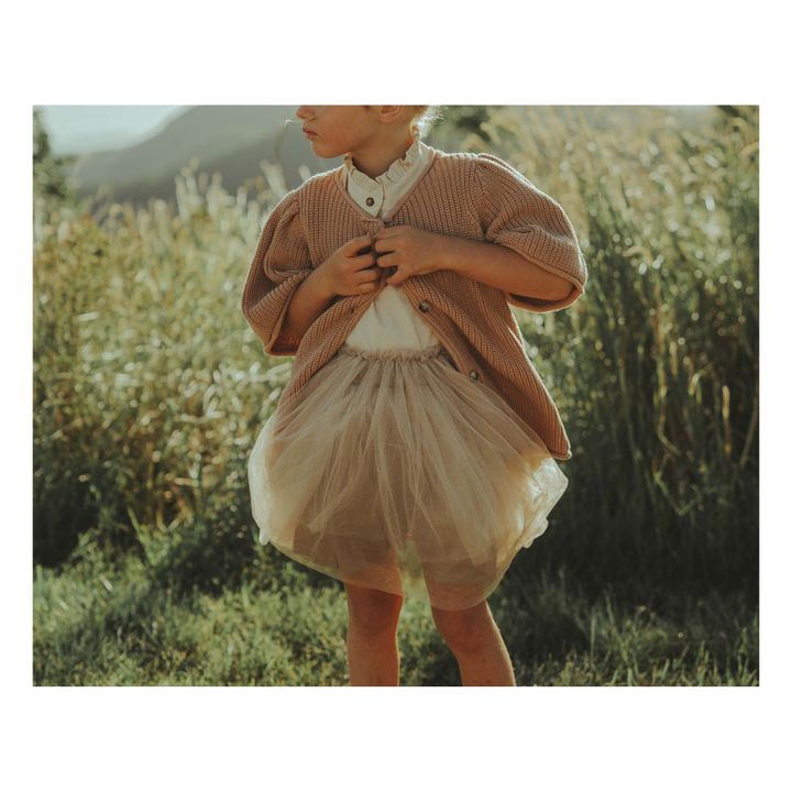 Fay metallic tulle skirt | Dorado- Imagen del producto n°2