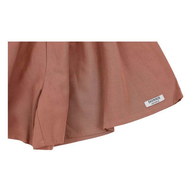 Alme Linen Shorts | Terracotta
