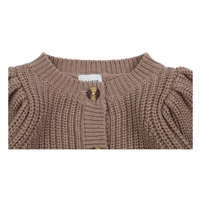 Dica Knitted Cardigan | Schokoladenbraun