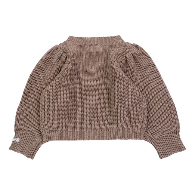Dica Knitted Cardigan | Chocolate