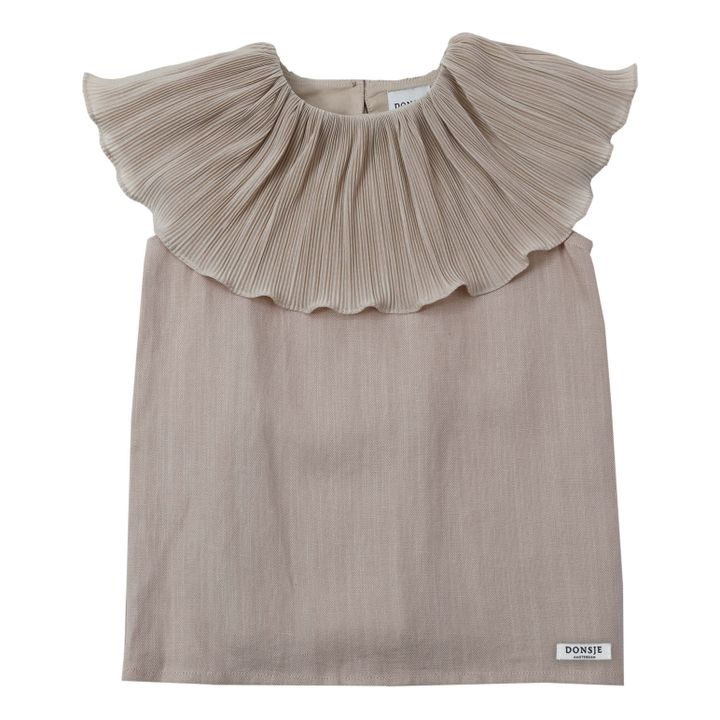 Emmi Linen Blouse | Pale pink- Product image n°0