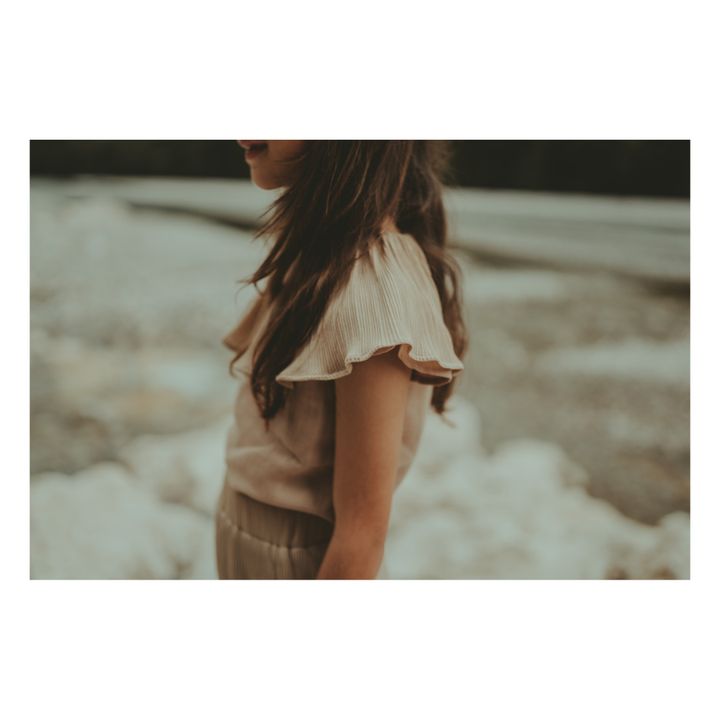 Emmi Linen Blouse | Pale pink- Product image n°1
