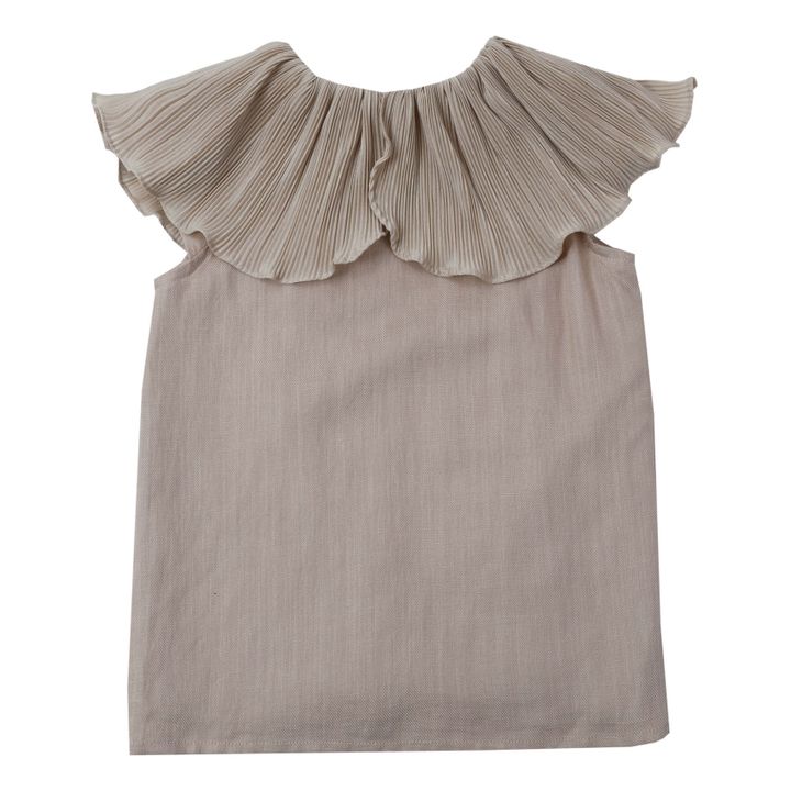 Emmi Linen Blouse | Pale pink- Product image n°6