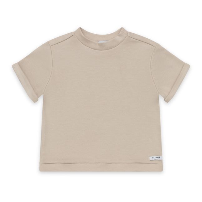 T-Shirt Coton Bio Kuno | Beige