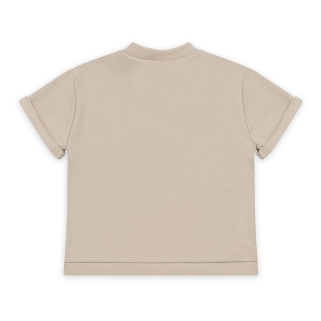 Kuno Organic Cotton T-shirt | Beige