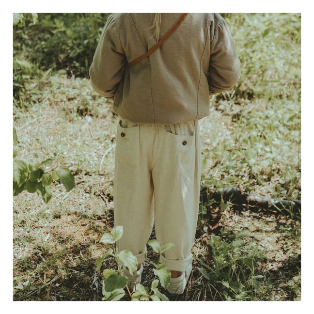Lahn Linen Pants | Grau