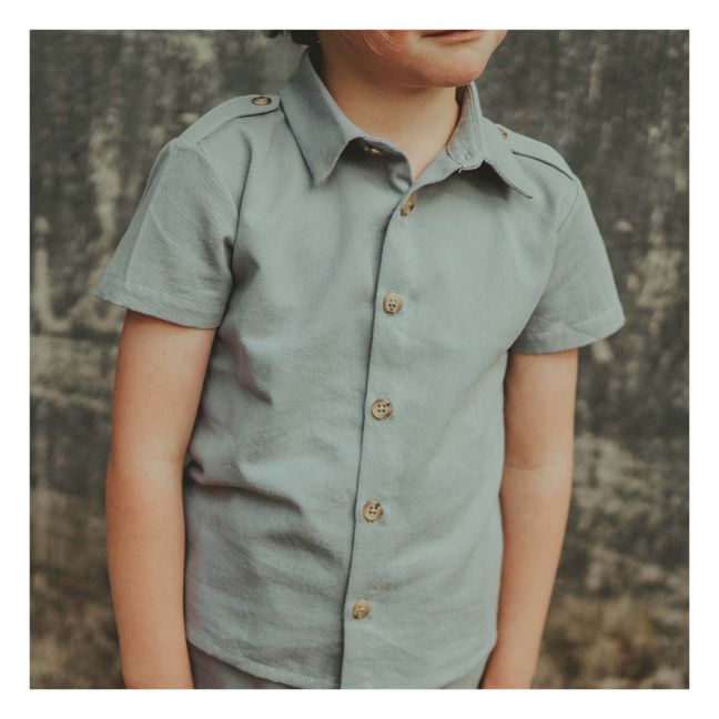 Moers Organic Cotton Shirt | Graublau