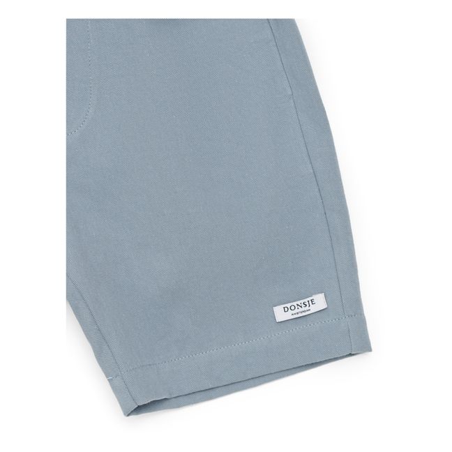 Nik Organic Cotton Bermuda Shorts | Graublau