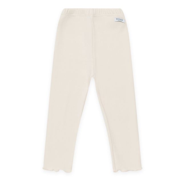 Legging Coton Bio Wolly | Ecru