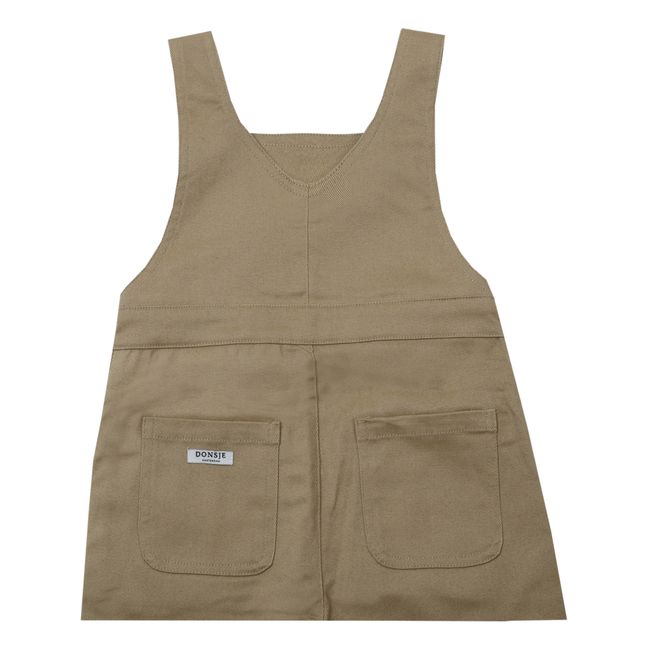 Cooper dungarees | Taupe brown
