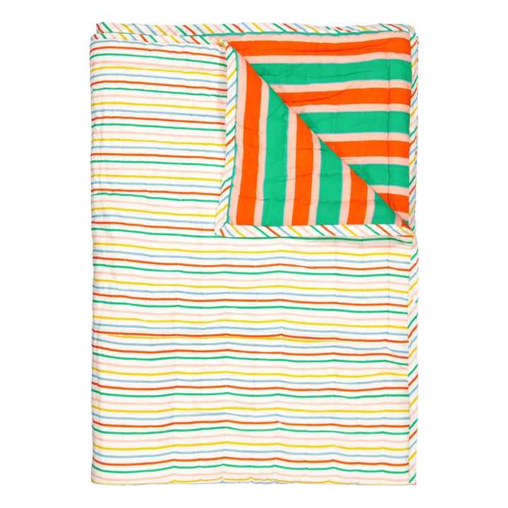 Manon Stripes Reversible Quilted Throw- Imagen del producto n°1