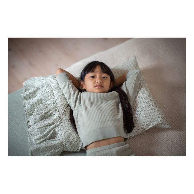 Lou Organic Pima Cotton Sweater | Graublau