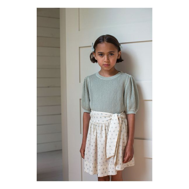 Pull Coton Pima Bio Mimi | Bleu gris