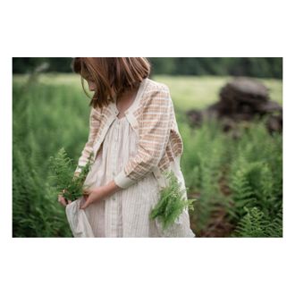 Soor Ploom - Organic Cotton Peasant Tunic - Ecru | Smallable