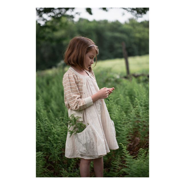 Cardigan Coton Pima Bio Rose | Rose pêche