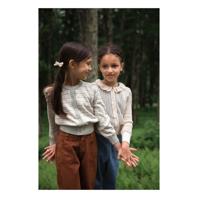 Rose Organic Pima Cotton Cardigan | Blu