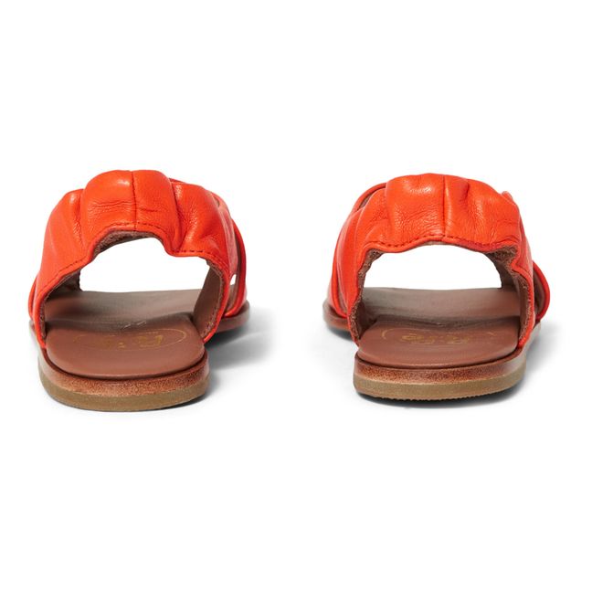 Cross Over Sandals  | Orange