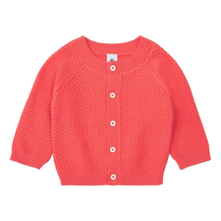 Chaqueta de punto de algodón | Rosa- Imagen del producto n°0