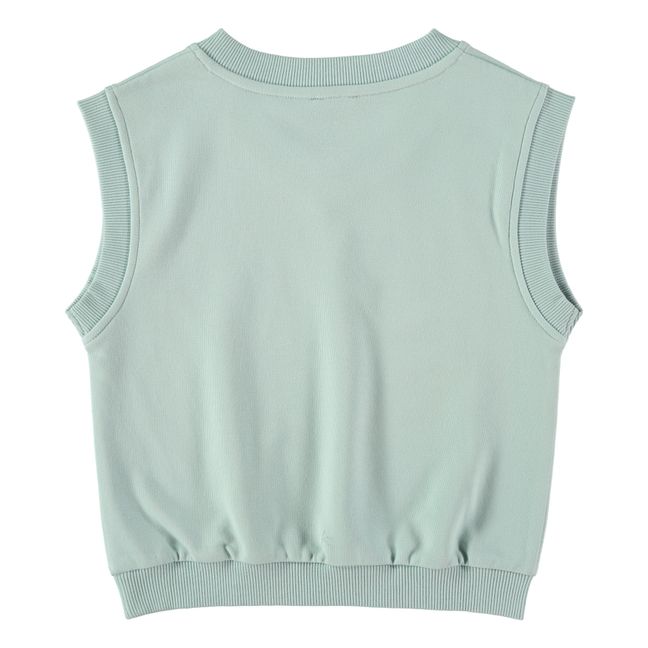 Sweat Sans Manches Coton Bio Atik  | Hellblau