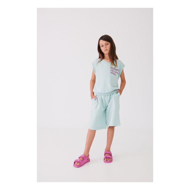 Short Molleton Bio Atik | Azul Cielo