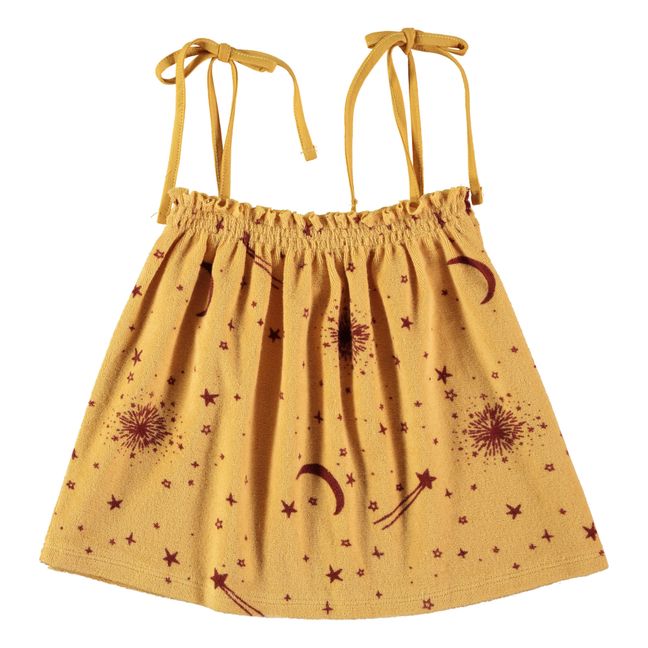 Top à Bretelles Eponge Coton Bio Lerna  | Yellow