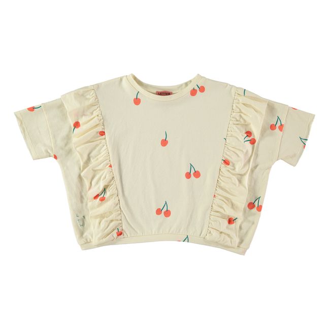 T-Shirt Cropped Coton Bio Capella  | Crudo