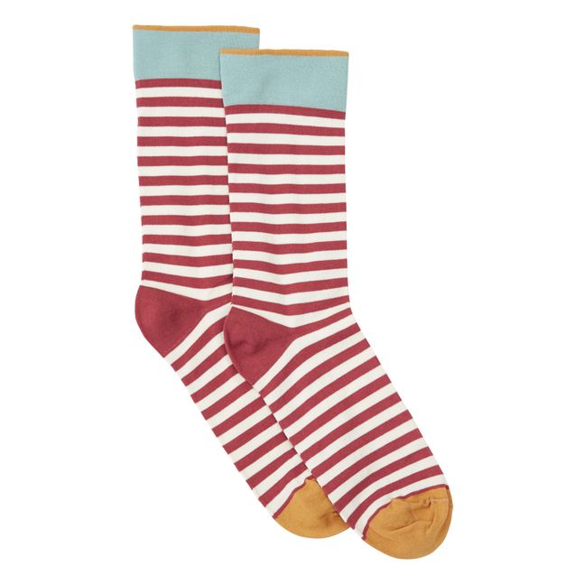 Chaussettes Stripe | Red