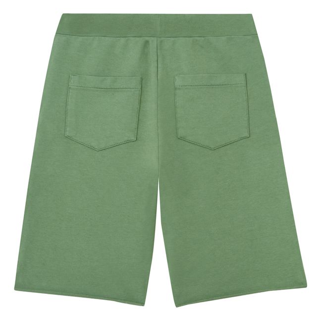 Short Molleton Poches | Vert kaki
