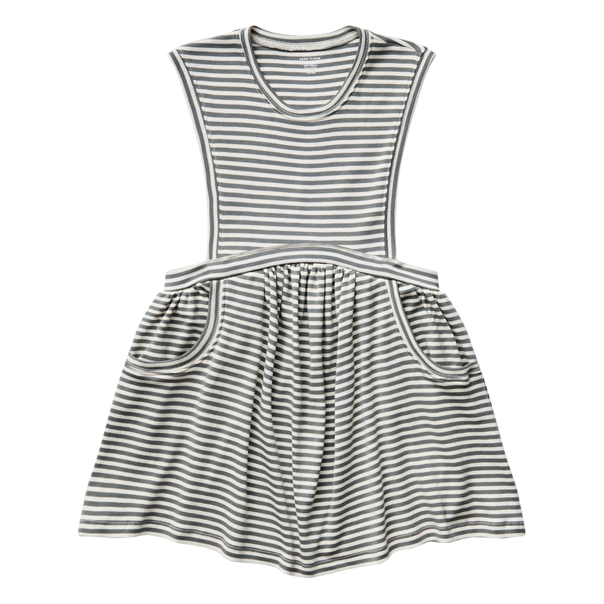 Dunes Striped Organic Pima Cotton Dress | Khaki