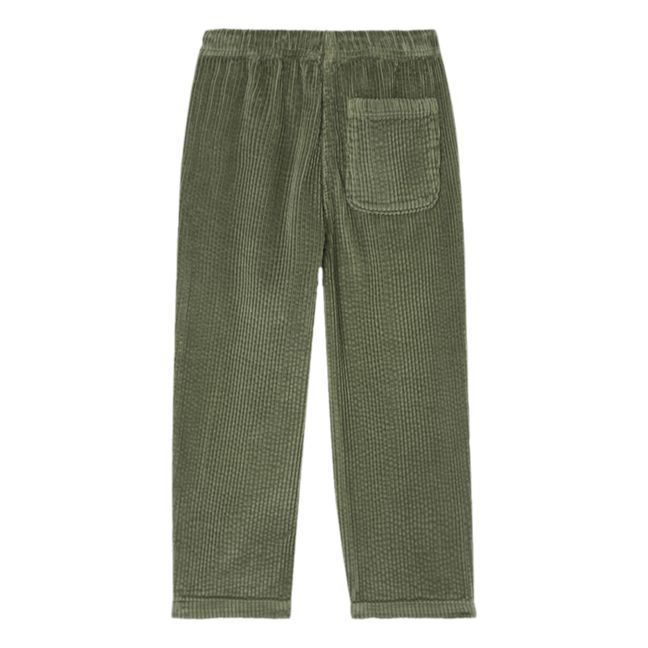 Pantalon Uni Coton Bio | Verde