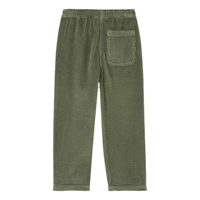 Pantalon Uni Coton Bio | Vert