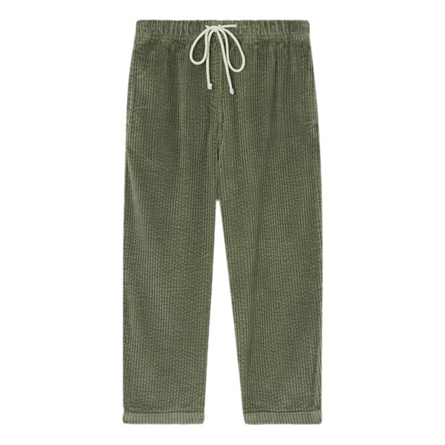 Plain Organic Cotton Pants | Verde