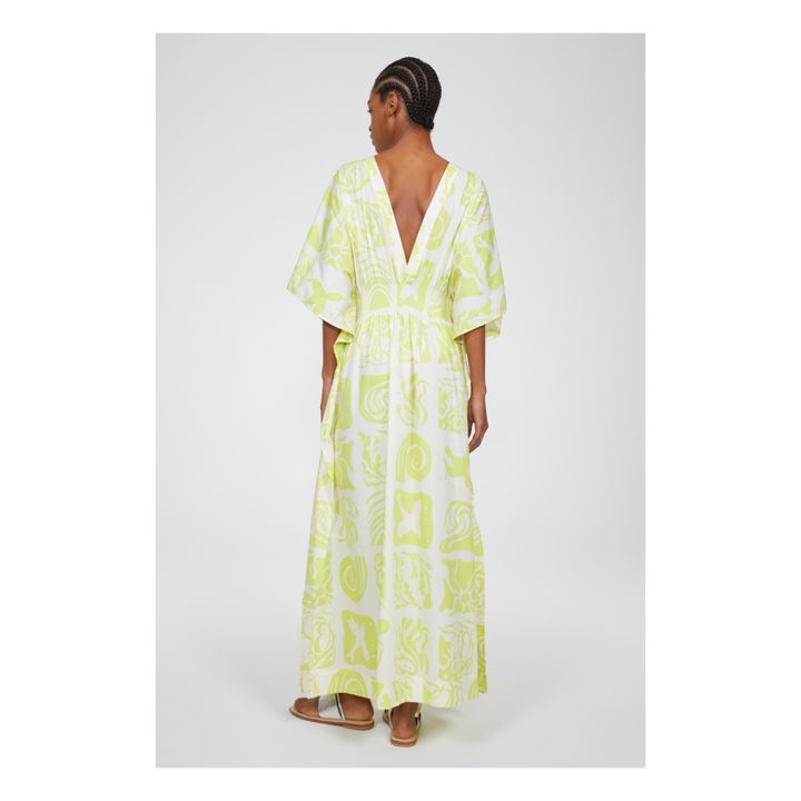 Mistie Organic Cotton Dress | Amarillo Limón- Imagen del producto n°4