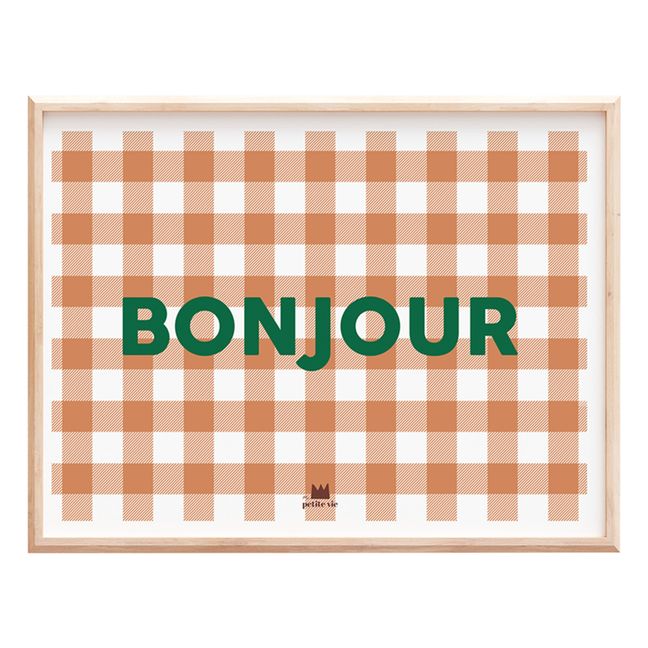 Affiche Bonjour