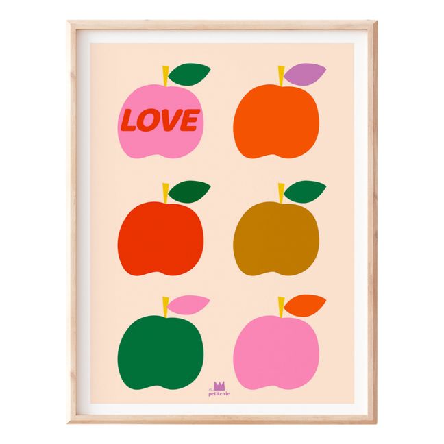 Affiche Love Pommes