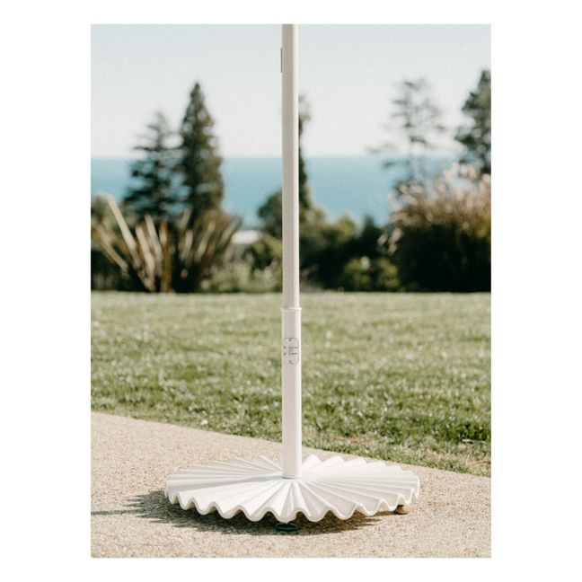 Molded Parasol Stand | White